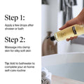Neutrogena Body Oil Light Sesame Formula, Lightweight, Quick-Absorbing Nourishing Moisturizing Oil, Before and After Shower Application for Smooth, Radiant Looking Skin, Non-Greasy Feel, 16 fl oz