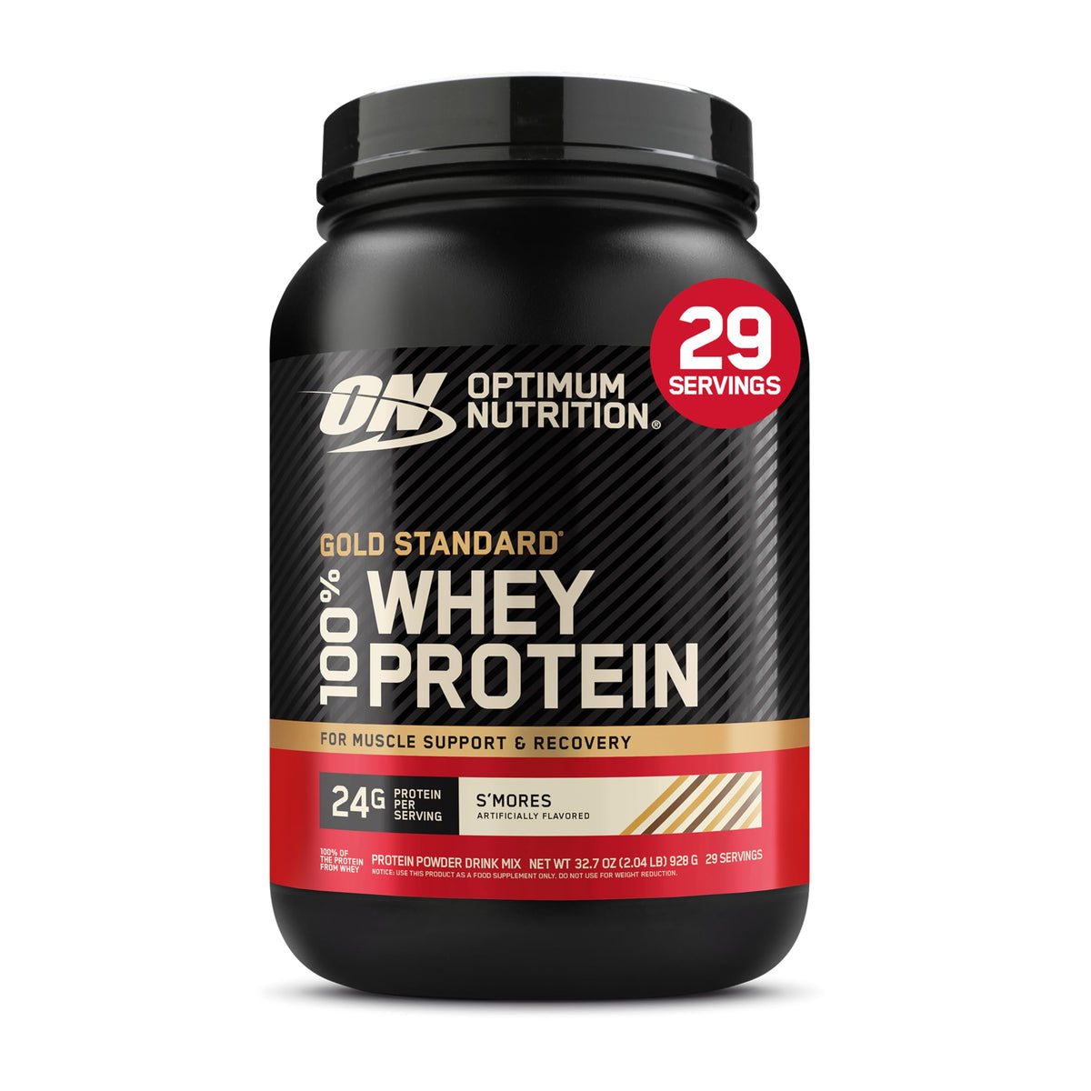 Optimum Nutrition Gold Standard 100% Whey Protein Powder, Extreme Milk Chocolate, 5 Pound (Packaging May Vary) | 24g of 100% Whey Protein Powder Per Serving, with BCAAs, Gluten Free, Banned Substance Tested, Easy Mixing, Muscle Support