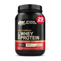 Optimum Nutrition Gold Standard 100% Whey Protein Powder, Vanilla Ice Cream, 2 Pound (Packaging May Vary) | 24g 100% Whey Protein Per Serving, with BCAAs, Gluten Free, Banned Substance Tested, Easy Mixing, Muscle Support & Recovery