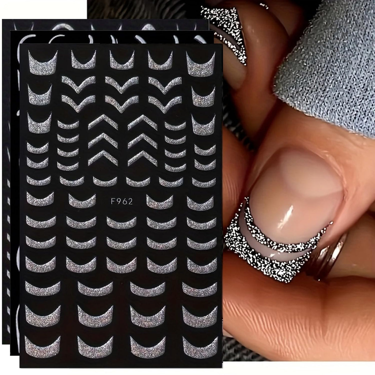 Halloween Nail Art Stickers Cute Ghost Pumpkin 3D Self-Adhesive Nail Decals Bat Cat Skull Designs Nail Decorations Halloween DIY Manicure Supplies for Women Girls&Kids 6Pcs