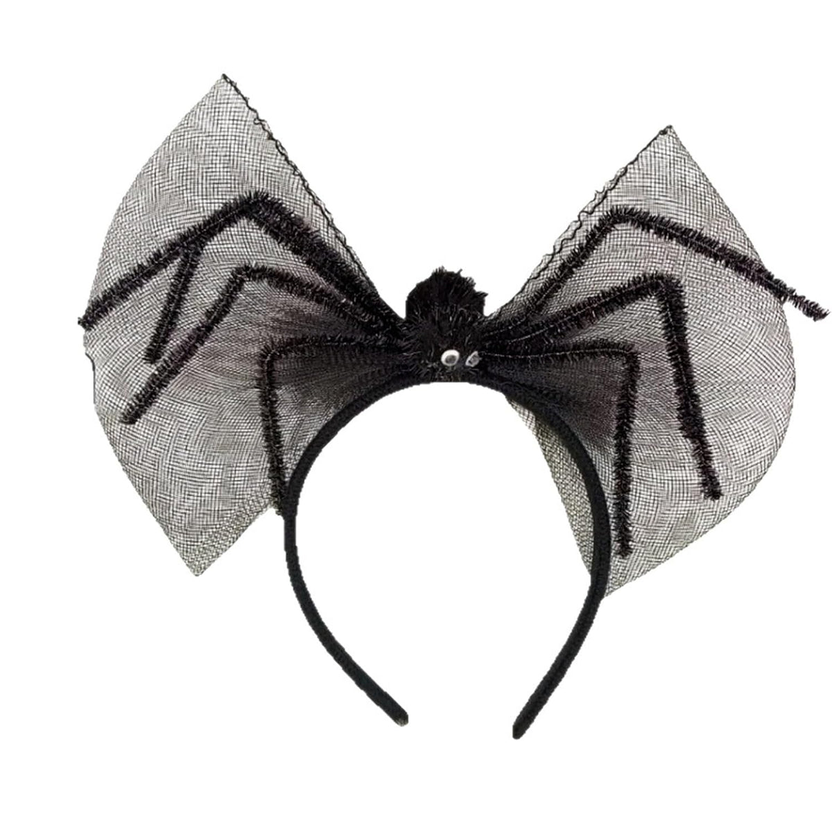 AROVFAM Halloween Hairband Black Spider Hair Accessories