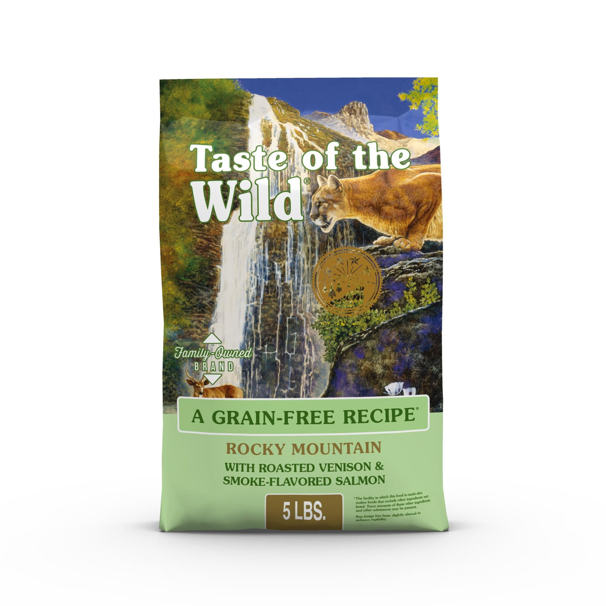 Taste of the Wild Rocky Mountain All Life Stages High Protein Grain-Free Recipe with Roasted Venison & Smoke-Flavored Salmon Dry Cat Food 14lb Bag