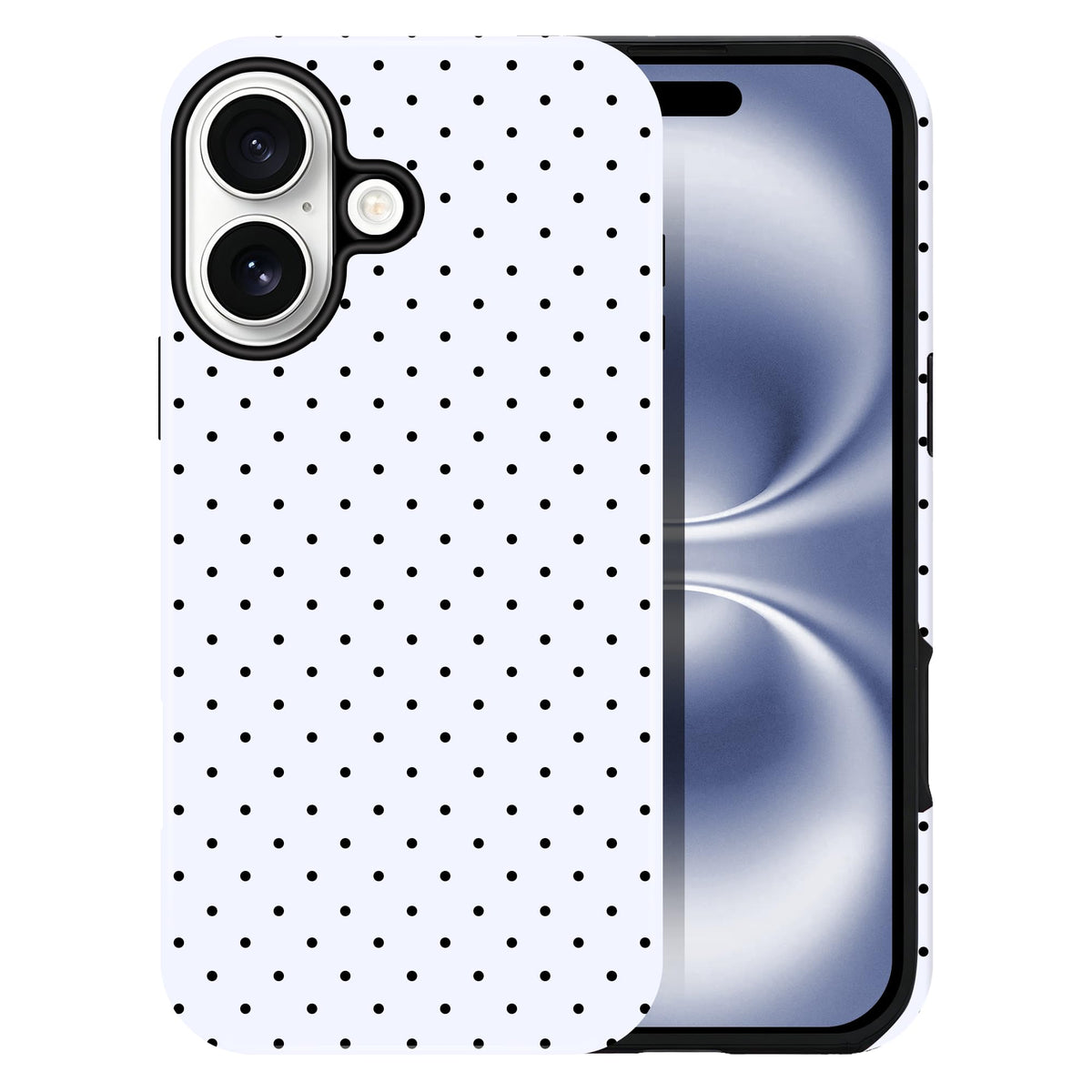 Polka Dot Pattern Phone Case for iPhone 13/14 6.1", Wine