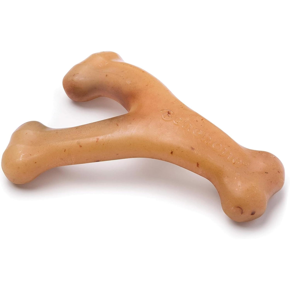 Benebone Wishbone Chew Toy for Aggressive Chewers, Pumpkin Spice, Small