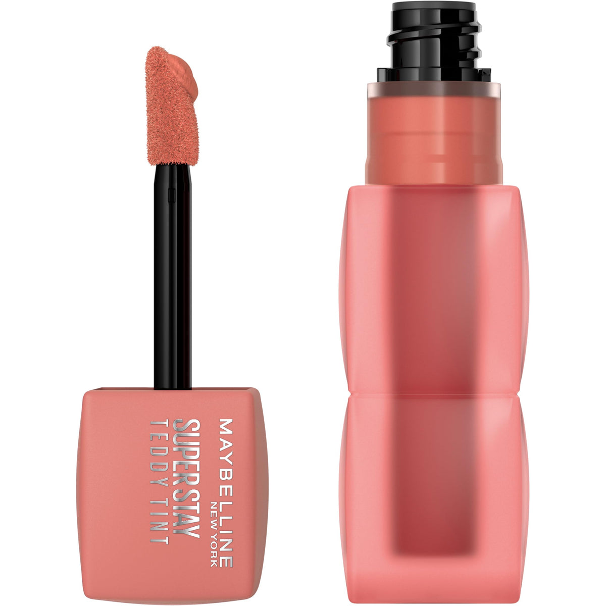 MAYBELLINE Super Stay Teddy Lip Tint, Long Lasting Matte Lipstick For Up To 12HR Wear, Wild At Heart, 1 Count