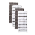 KitchenAid Albany Kitchen Towel 4-Pack Set, Honey Orange/White, 16"x26"