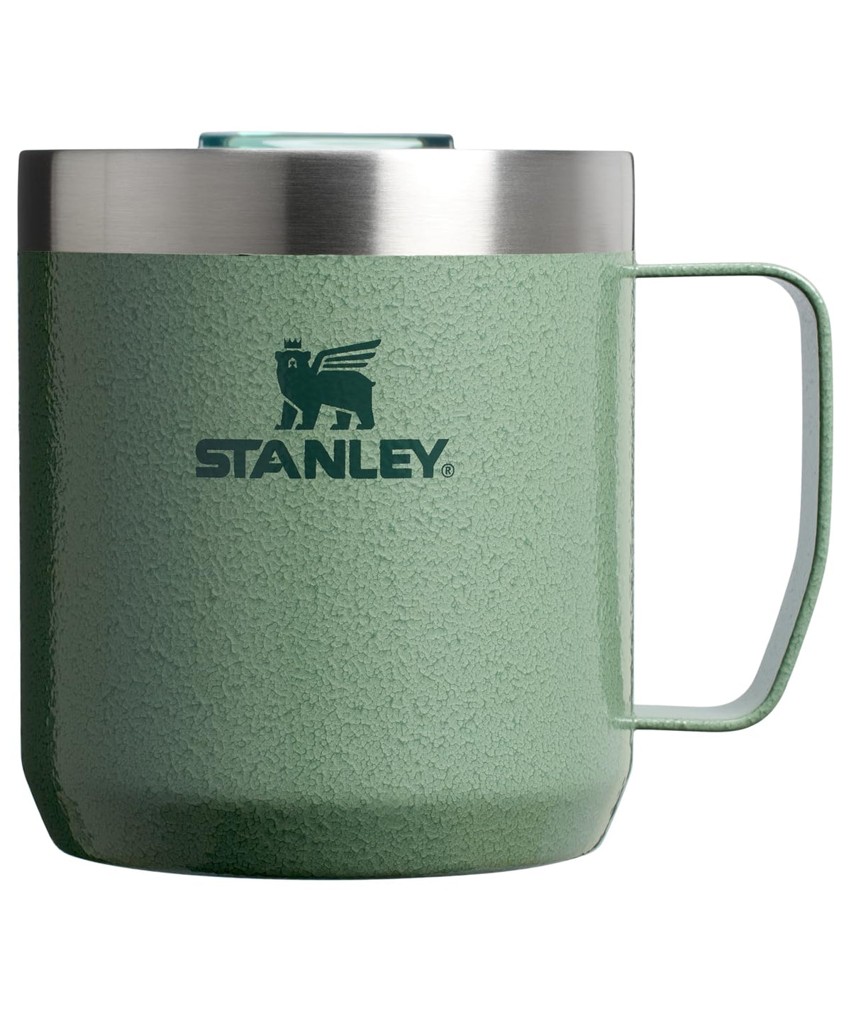 STANLEY Everyday Camp Mug 24oz | Drink Through Lid | Cup for Coffee, Tea and Drinks | Insulated Stainless Steel Coffee Mug | BPA-Free | Hammertone Green