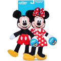 Disney for Pets Minnie Mouse Plush Squeaker Dog Toy, 13.5 Inch | Flattie crinkle body design, officially licensed Disney product, inspired by Minnie Mouse, playful design