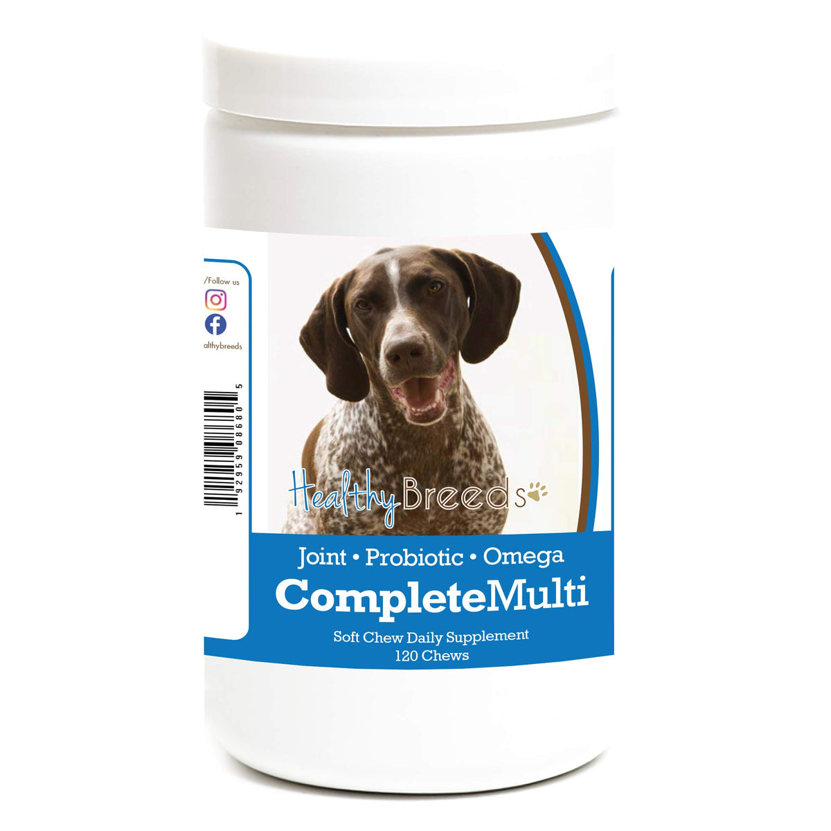 Healthy Breeds French Bulldog All in One Multivitamin Soft Chew 120 Count