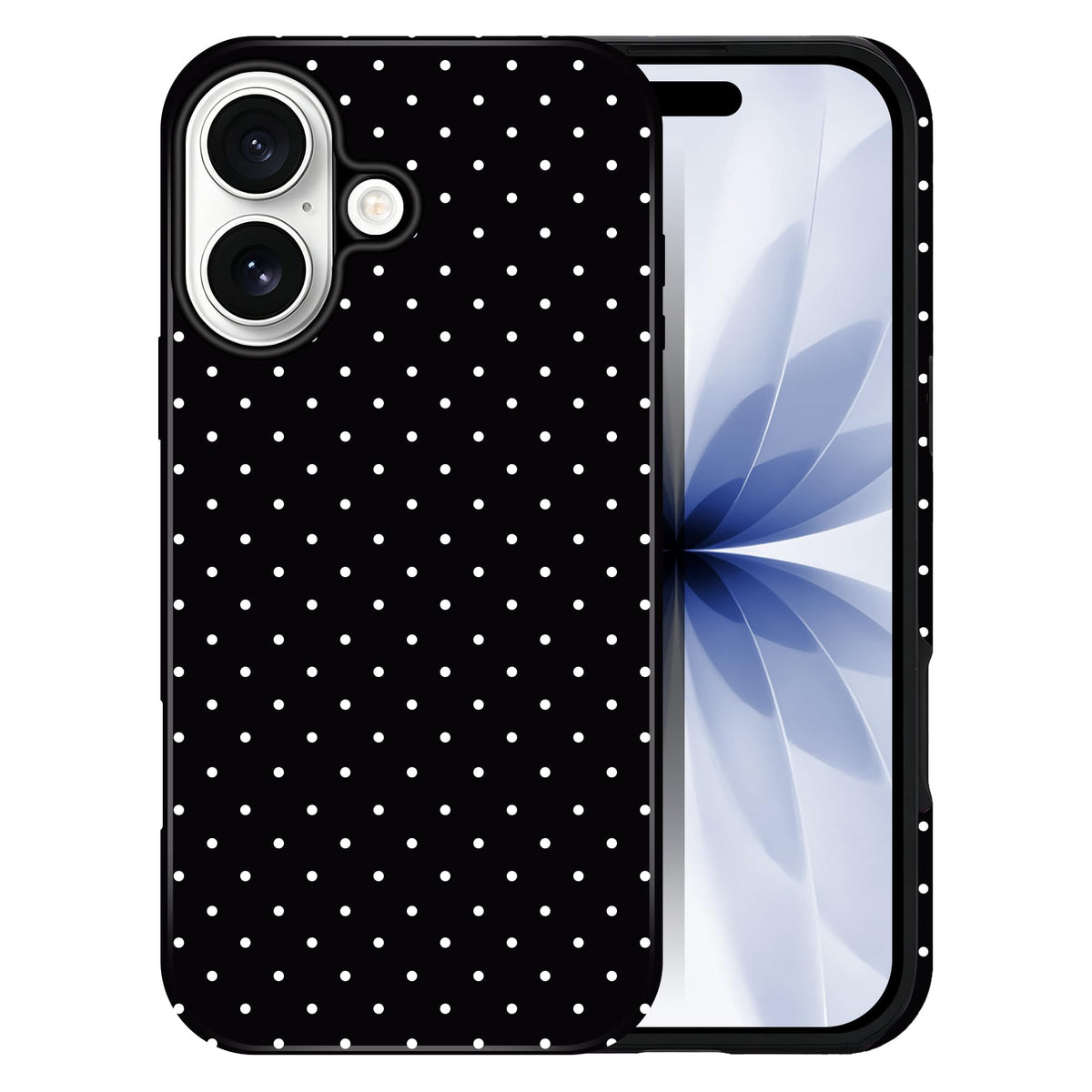 Polka Dot Pattern Phone Case for iPhone 13/14 6.1", Wine