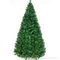 Goplus 6ft Sliver Artificial Christmas Tree with Electroplated Technolog