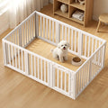 Dog Playpen, Clear Dog Pen, Dog Pen Indoor, Easy to Install and Remove Dog Play Pen, Puppy Playpen Suitable for Dogs, Cats,Dog Playpen Indoor (White, 23.6 inch Height, 8 Panels)