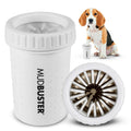 Dexas MudBuster Medium Dog Paw Cleaner, Fuchsia, Fits 1.5"-2.5" Wide Paws, Gentle Silicone Bristles for Quick, Easy Cleaning