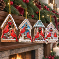 16Pcs Gingerbread Cat Christmas Ornaments