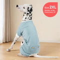KYEESE Striped Dog Pajamas for Medium Large Dog Stretchy Onesie Daily Wear