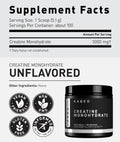 Kaged Creatine Monohydrate Micronized Powder | Unflavored | Muscle Building & Recovery | 5000 mg Per Serving | Vegan, Gluten Free, Easily Digestible | Supplements for Men & Women | 100 Servings
