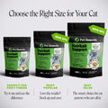 Cat Hairball Remedy Treats - Dual Texture Crunchy Creamy Hairball Treatment for Cats, Furball Relief Control Supplement with Fiber, Fish Oil for Indoor Cats Skin Coat Digestion (30-Day Supply)
