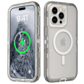 Follaroma Magnetic for iPhone 16 Plus Case, Heavy Duty Phone Cases, Clear