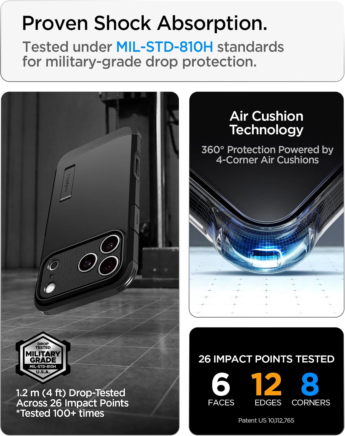 Spigen Tough Armor T MagFit for iPhone 17 Pro / 18 Pro Case, Black