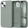 GolbinBox Magnetic for iPhone 16 Pro Max Case, Silicone Cover, Chalk Pink