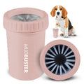 Dexas MudBuster Large Dog Paw Cleaner, Matte Black, Fits 2.5"-3.5" Wide Paws, Gentle Silicone Bristles for Quick, Easy Cleaning
