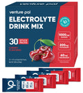 Venture Pal High Sodium Sugar Free Electrolytes Powder Packet, Zero Calories Hydration Packets with Vitamin, Sodium, Potassium & Magnesium, Electrolyte Drink Mix, Vegan, Keto Friendly, 16 Count