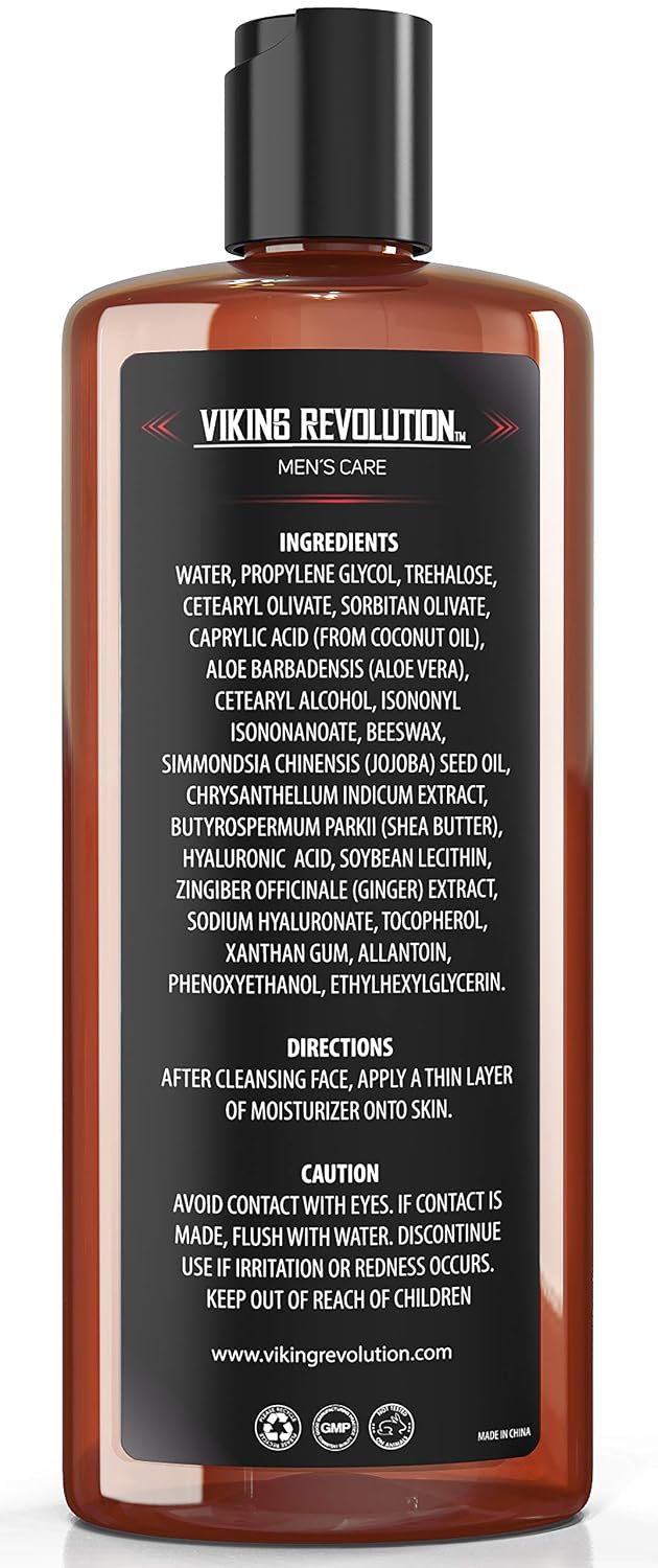Viking Revolution Anti-Wrinkle Face Moisturizer with Hyualuronic Acid - 6oz