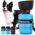 lesotc Dog Water Bottle, Portable Pet Water Dispenser, Leak Proof Travel Squeeze Water Bottle for Dogs, Puppy Essentials Dog Stuff Accessories for Outdoor Walking, Hiking, BPA-Free, Lightweight