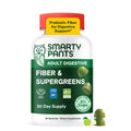 SmartyPants Plus Multi & Omegas Men and Women's Multivitamin Gummies with Omega 3 DHA/EPA, Vitamin D3, C, B12, B6, A, K, Zinc, Biotin, Clean Label, Three Fruit Flavors, 90 Count (30 Day Supply)