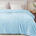 Exclusivo Mezcla Soft Plush Fleece Throw Blanket for Couch Camel