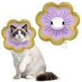 EXPAWLORER Cat Cone Collar Soft, Cat E Collar Recovery After Surgery to Stop Licking, Adjustable Waterproof Cute Neck Elizabethan Pet Kitten Puppy Donut Pillow for Cats Puppy Wound Healing, PinkM