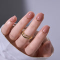CurvLife Short Square Halloween Glow-in-the-Dark Press On Nails