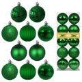 Rose Red 4.0" Large Christmas Balls - Christmas Tree Decoration Ornaments Shatterproof Hanging Balls for Birthday Halloween Holiday Wedding Decorations Set of 4pcs