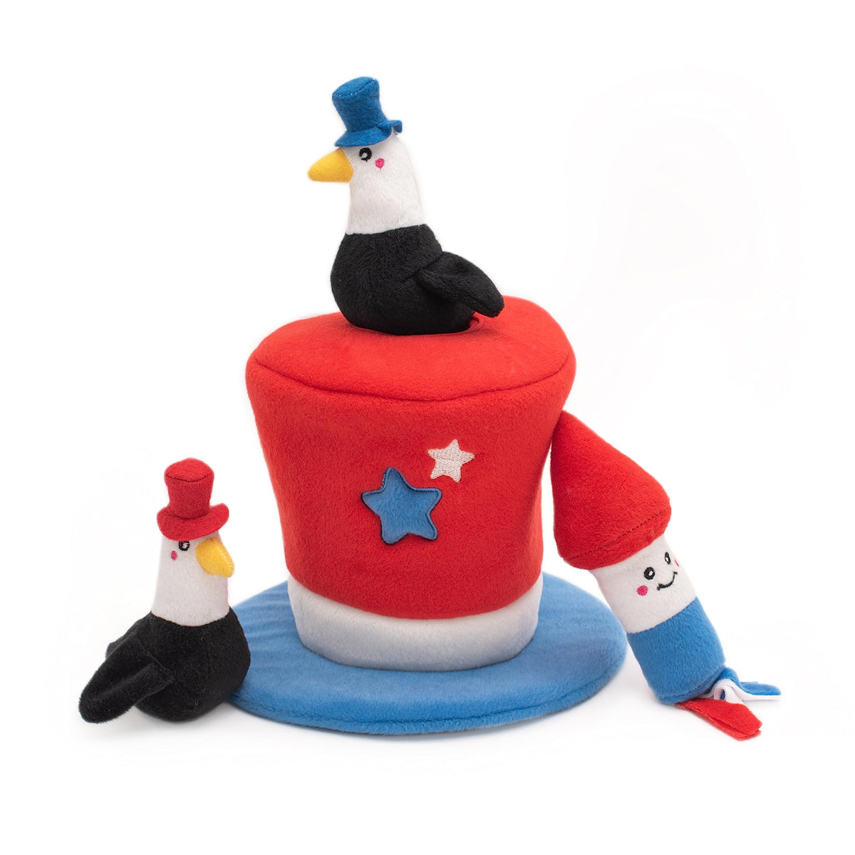 ZippyPaws Burrow Interactive Dog & Puppy Toys for Boredom- Reindeer Pen