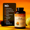 NatureWise CLA 1250 - Conjugated Linoleic Acid Supplement for Women and Men, Not Stimulating, Supports Healthy Weight, Fitness Goals - Non-GMO, Gluten Free - 180 Softgels[2-Month Supply]