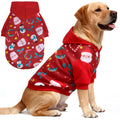 EXPAWLORER Fall Dog Hoodie,Soft Dog Sweater,Winter Autumn Fleece Sweatshirt with Pattern,Pet Clothes Outfits for Puppy,Cat, Small Medium Large Dogs