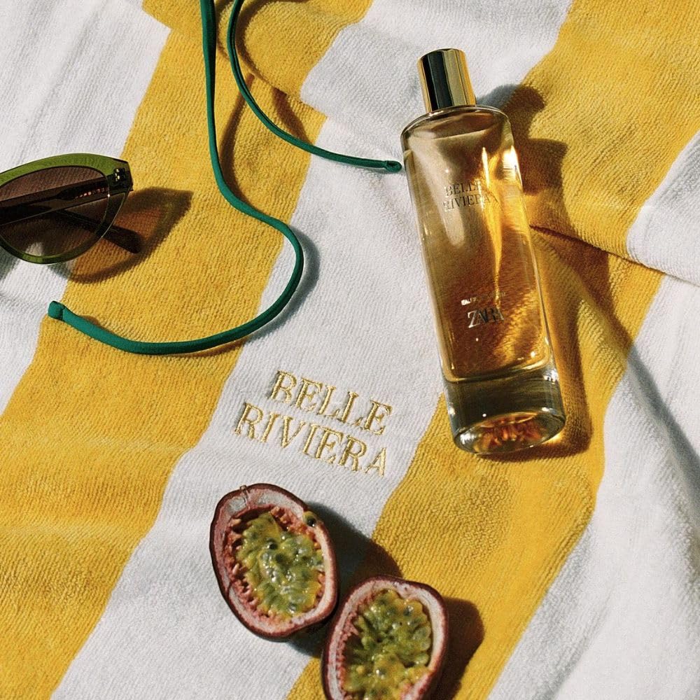 Zara Belle Riviera Woody Fruity Fragrance with Passion Fruit, Monoi & Palo Santo, Exotic Creamy Sophisticated Perfume for Women Eau de Parfum EDP 80ml (2.72 fl oz)