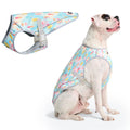 Spark Paws Dog Cooling Vest - SPF 50 UV Sun Protection - Summer Heat Relief Gear for Dogs, Lightweight, Evaporative Cooling - Dog Anxiety Relief Vest During Hot Days - Snowcone, XL
