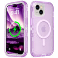 Follaroma Magnetic for iPhone 16 Plus Case, Heavy Duty Phone Cases, Clear