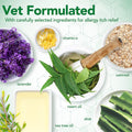Vet's Best Allergy Itch Relief Dog Shampoo, Oatmeal Dog Shampoo for Itchy Skin, Cleans and Relieves Discomfort from Seasonal Allergies, Anti Itch Dog Soap, 16 Oz
