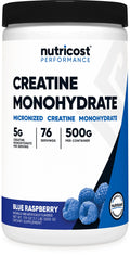 Nutricost Creatine Monohydrate Micronized Powder (1 KG) | Pure Creatine Monohydrate