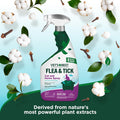 Vet’s Best Flea & Tick Home Spray for Cats – Plant-Based Flea and Tick Treatment with Cotton Spice Scent – Gentle Flea Mist for Indoor Use – Made in USA Natural Cat Flea Control – 32 oz