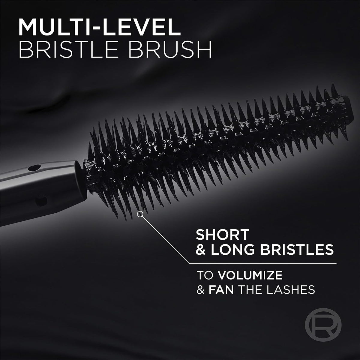 L'Oreal Paris Voluminous Panorama Mascara, Volumizing and Lengthening Formula, Longwear, Smudge-Resistant and Washable, All Night Black Mascara, 0.33 Fl Oz