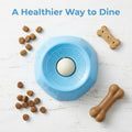 Dog Licking Bowl with Rolling Ball,Dog Lick Bowl for Dogs&Cats,Slow Feeder Dog Bowl with Strong Suction Base for Wet Food,Yogurt,Bone Broth&Liquid Treats
