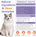 Lysine for Cats, 500ct Cat Immune Support Chews, L-Lysine Supplement for Cats with Colostrum, Omega-3, Soothes Sneezing, Runny Nose & Upper Respiratory Support, Crunchy & Creamy, Chicken Krill Flavor