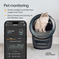 Litter-Robot 4 Supply Bundle by Whisker, Black - Automatic | Automatic, Self-Cleaning Cat Litter Box, Includes 3 OdorTrap Refills, 10 Liners, 30 Cleaner Wipes, & 2 Carbon Filters