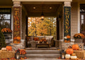 Happy Fall Y'all Give Thanks Rustic Porch Banner Farmhouse Decor