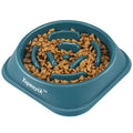 2 Pack Slow Feeder Dog Bowls for Healthy Eating, Non-Slip and Anti-Choking Design, Reduces Bloating & Overeating for Medium Dogs and Cats, Easy to Clean