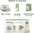 Purina Tidy Cats Breeze Litter Box System Kit with Pellet Cat Litter, XL Litter Box and Litter Box Pads