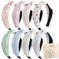 obeoby 8 Pack Halloween Headbands, Halloween Hair Accessories Gifts